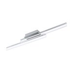 Palmital led 2 lampe salle de bains sur miroir lumineux chrome ip44