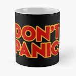 Dont panic hitchhiker guide douglas adams - best cup tasses a caf� en c�ramique