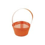 Panier couleur avec anse 24x16cm orange