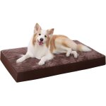 Panier grande taille 90x55cm, coussin dhoussable pour chien, lit orthopdique, tapis matelas, dog bed ...