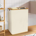 Panier � linge 140l avec 2 bacs amovibles