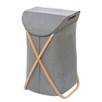 Panier � linge - bahari - bambou et coton - 79 l wenko