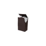 Panier � linge compactor rectangulaire pliable marron
