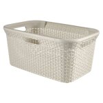 Panier � linge style 45 l blanc vintage curver
