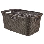 Panier � linge style 45 l marron fonc� curver