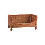 Panier en osier naturel pour chiens 65 x 40 x 40 cm Panier en osier naturel pour chiens 65 x 40 x 40 cm