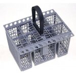 Panier porte couverts gris pour lave vaisselle scholtes