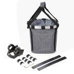 Panier de vélo pliable pour petit animal de compagnie, chat, chien, panier avant amovible à guidon, panier ... Panier de vélo pliable pour petit animal de compagnie, chat, chien, panier avant amovible à guidon, panier ...