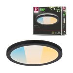 Panneau led atria shine d. 190mm 9, 5w whiteselect noir 230v ip44