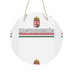Panneau métallique rond maillot de l'équipe de hongrie, conception nationale magyarorszag en aluminium ... Panneau métallique rond maillot de l'équipe de hongrie, conception nationale magyarorszag en aluminium ...