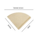 Papier filtre a caf spcial, tasse filtrante, papier filtre a caf, papier anti - goutte non blanchi, ...