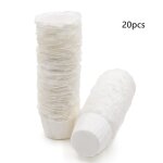Papier de service unique pour machine a caf, 20 / 50 / 100 pices / ensemble, filtre en papier blanc ...