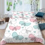Papillon de dessin anim�� housse de couette x imprim�� d animaux mignons parure de lit personnes ado ...