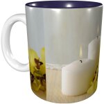Papillon jaune avec des bougies blanches tasses a cafe tasse en ceramique de 11 oz pour le bureau et ... Papillon jaune avec des bougies blanches tasses a cafe tasse en ceramique de 11 oz pour le bureau et ...