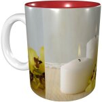 Papillon jaune avec des bougies blanches tasses a cafe tasse en ceramique de 11 oz pour le bureau et ... Papillon jaune avec des bougies blanches tasses a cafe tasse en ceramique de 11 oz pour le bureau et ...