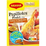 Papillotes poulet curry a l'indienne