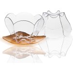 Paquet de 100 mini tasses a dessert avec 100 cuillres, petit bol de service transparent de 3oz pour ...