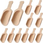 Paquet de 12 mini cuillère en bois pot petite cuillère a sel de bain mini cuillère a café en bois cuillère ... Paquet de 12 mini cuillère en bois pot petite cuillère a sel de bain mini cuillère a café en bois cuillère ...
