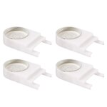 Paquet de 4 mangeoires d'abeilles apiculture facile a installer equipement de ruche couvercle perfor� ...