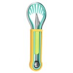 S�parateur de pulpe en acier inoxydable, d�coupeur de fruits r�utilisable, pratique, s�parateur de pulpe ...
