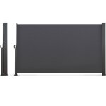 Paravent r�tractable double 6 m gris anthracite