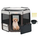 Parc pour chien - vevor - enclos d'animaux de compagnie pliable portable 914 x 914 x 584 mm, tissu oxford ... Parc pour chien - vevor - enclos d'animaux de compagnie pliable portable 914 x 914 x 584 mm, tissu oxford ...