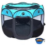 Parc pliable et portable pour animaux de compagnie, cage pour chiots et chats usage intrieur et extrieur ...
