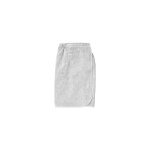 Par�o de bain en coton 82x160 cm lagune blanc, par soleil d'ocre