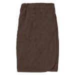 Par�o de bain en coton 82x160 cm lagune brun, par soleil d'ocre