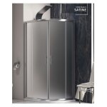 Parois de douche � de cercle flora 200 satin h. 190 cm - -