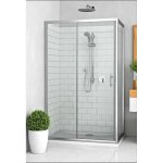 Paroi de douche coulissante roth equi eicl2 1400 mm h1900 mm verre clair 5 mm chrome