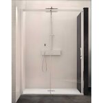 Paroi de douche kinedo macao pa647btned 2 115 - 125 cm verre 6 mm coulissante droite profil blanc