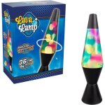 Lampe a lave - party town - noire - lampe de chevet enfant - effet hypnotique - ampoule incluse