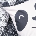 Parure de couette 100% coton 57 fils imprim�e 140x200cm 1 taie