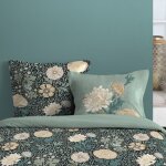 Parure de couette 100% coton 57 fils imprim�e 240x220 2 taies