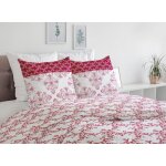Parure de couette 100% coton bordeaux 220x240 cm Parure de couette 100% coton bordeaux 220x240 cm