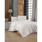 Parure de lit - 1 housse de couette 220 x 240 cm + 2 taies d'oreiller 60 x 60 cm - 100% coton renforc� ...