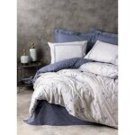 Parure de lit - 1 housse de couette 220 x 240 cm + 2 taies d'oreiller 60 x 60 cm - 100% coton renforc� ...