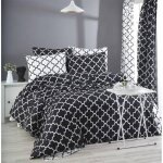 Parure de lit - 1 housse de couette 220 x 240 cm + 2 taies d'oreiller 60 x 60 cm - 100% coton renforc� ...