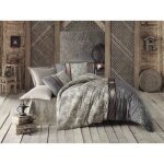 Parure de lit - 1 housse de couette 220 x 240 cm + 2 taies d'oreiller 60 x 60 cm - 65% coton, 35% polyester ...