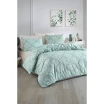 Parure de lit - 1 housse de couette 220 x 240 cm + 2 taies d'oreiller 60 x 60 cm - 65% coton, 35% polyester ...