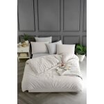 Parure de lit - 1 housse de couette 220 x 240 cm + 2 taies d'oreiller 60 x 60 cm - 70% coton, 30% polyester ...