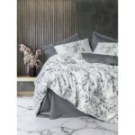 Parure de lit - 1 housse de couette 220 x 240 cm + 2 taies d'oreiller 60 x 60 cm - satin� 100% coton ...