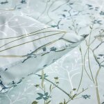 Parure de lit 2 personnes imprim� floral coton 200x200cm