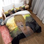 Parure de lit 3 pieces super douce avec fermeture eclair pour enfants et adolescents, 100 % microfibre, ...