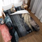 Parure de lit 3 pieces pour enfants et adolescents, 100 % bambou naturel, avec housse de couette et taie ... Parure de lit 3 pieces pour enfants et adolescents, 100 % bambou naturel, avec housse de couette et taie ...