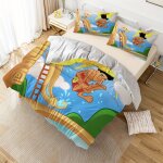 Parure de lit 3 pieces pour la fête des mères avec housse de couette et motif dessin anime the emperor's ... Parure de lit 3 pieces pour la fête des mères avec housse de couette et motif dessin anime the emperor's ...