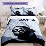 Parure de lit 3 pieces avec housse de couette et 2 taies d'oreiller, ideal pour une chambre a coucher ...