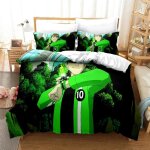 Parure de lit 3d ben 10, housse de couette, motif dessin anime, cadeau d'anniversaire