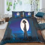 Parure de lit 3d motif chat bott�, housse de couette et taie d'oreiller, motif chat, id�al pour les jeunes ...